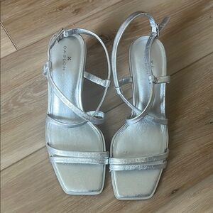 Caslon Silver Strappy Sandals